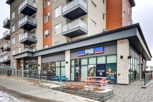 401-150 Shawnee Square Sw, Calgary, AB - Outdoor With Balcony