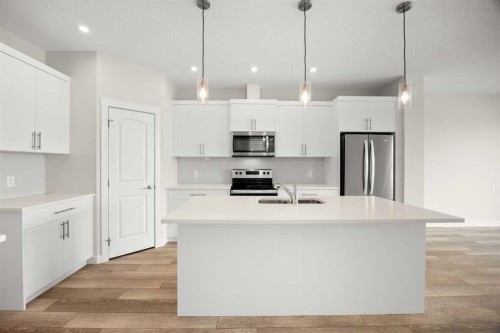 507 Lucas Boulevard Nw, Calgary, AB - Indoor Photo Showing Kitchen With Stainless Steel Kitchen With Upgraded Kitchen