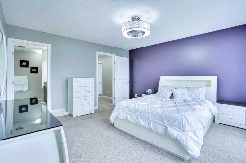 100 Redstone Parade Ne, Calgary, AB - Indoor Photo Showing Bedroom