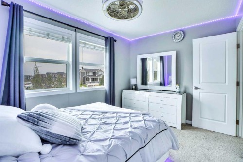 100 Redstone Parade Ne, Calgary, AB - Indoor Photo Showing Bedroom