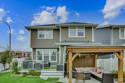 100 Redstone Parade Ne, Calgary, AB - Outdoor With Deck Patio Veranda