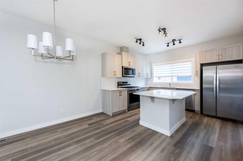 568 Legacy Circle Se, Calgary, AB - Indoor Photo Showing Kitchen With Stainless Steel Kitchen