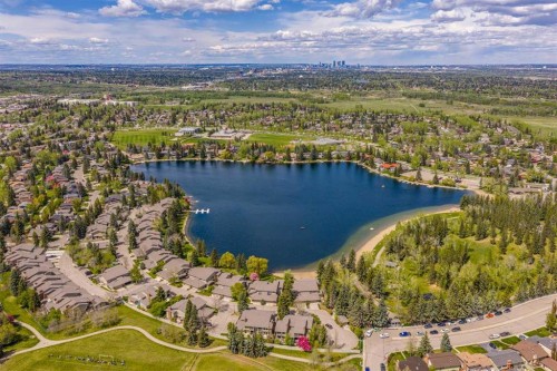 71 Sunmills Drive Se, Calgary, AB - Outdoor With Body Of Water With View