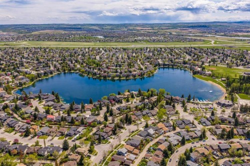 71 Sunmills Drive Se, Calgary, AB - Outdoor With Body Of Water With View