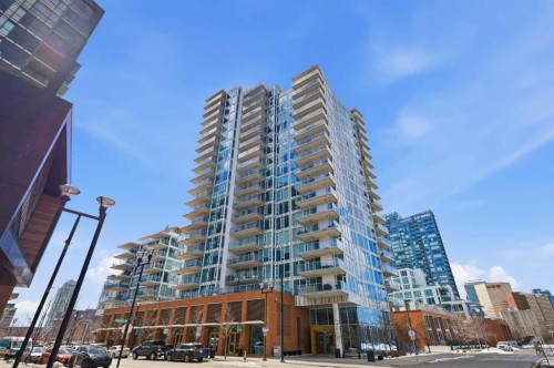 1606-519 Riverfront Avenue Se, Calgary, AB - Outdoor With Balcony With Facade
