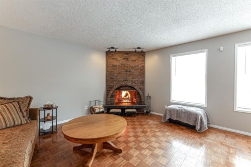 824 Whitemont Drive Ne, Calgary, AB - Indoor With Fireplace