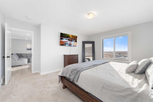 141 Boulder Creek Place, Langdon, AB - Indoor Photo Showing Bedroom