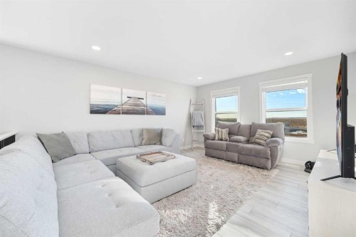 141 Boulder Creek Place, Langdon, AB - Indoor Photo Showing Living Room