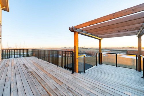 141 Boulder Creek Place, Langdon, AB - Outdoor With Deck Patio Veranda With Exterior