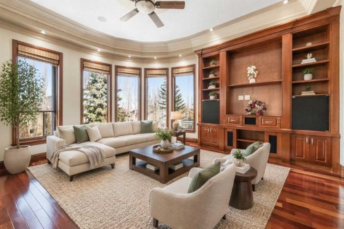 8 Coulee Park Sw, Calgary, AB - Indoor Photo Showing Living Room