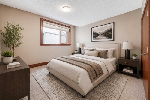 8 Coulee Park Sw, Calgary, AB - Indoor Photo Showing Bedroom