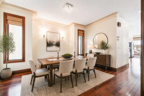 8 Coulee Park Sw, Calgary, AB - Indoor Photo Showing Dining Room