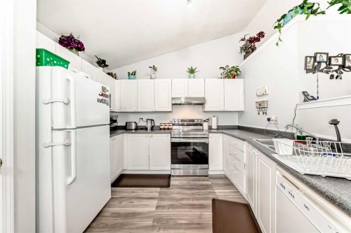 241 Los Alamos Place Ne, Calgary, AB - Indoor Photo Showing Kitchen With Upgraded Kitchen