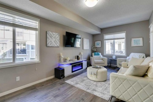 510 Nolanlake Villas Nw, Calgary, AB - Indoor Photo Showing Living Room