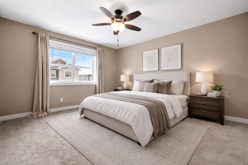 309 Skyview Ranch Grove Ne, Calgary, AB - Indoor Photo Showing Bedroom