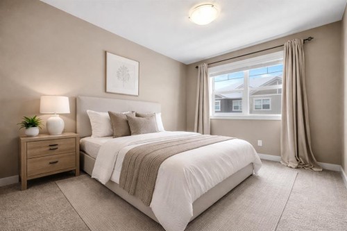 309 Skyview Ranch Grove Ne, Calgary, AB - Indoor Photo Showing Bedroom