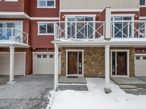 309 Skyview Ranch Grove Ne, Calgary, AB - Outdoor With Balcony With Facade