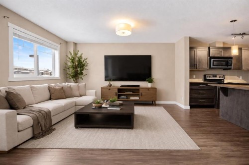 309 Skyview Ranch Grove Ne, Calgary, AB - Indoor Photo Showing Living Room