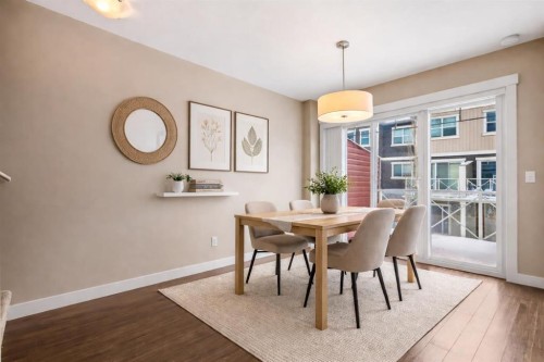 309 Skyview Ranch Grove Ne, Calgary, AB - Indoor Photo Showing Dining Room