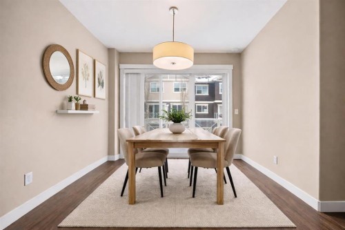 309 Skyview Ranch Grove Ne, Calgary, AB - Indoor Photo Showing Dining Room