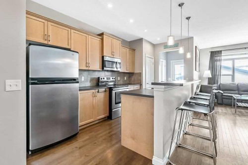 280 Copperstone Gardens Se, Calgary, AB - Indoor Photo Showing Kitchen With Stainless Steel Kitchen