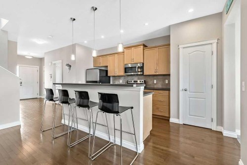 280 Copperstone Gardens Se, Calgary, AB - Indoor Photo Showing Kitchen With Upgraded Kitchen