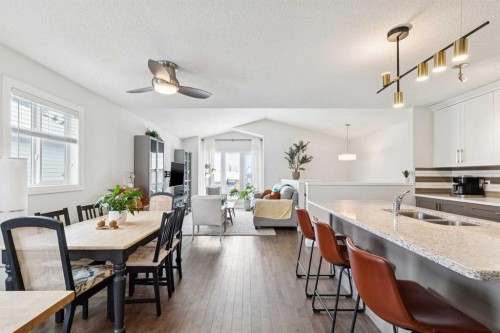 60 Erin Meadow Way Se, Calgary, AB - Indoor Photo Showing Dining Room