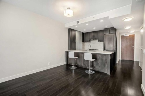 314-222 Riverfront Avenue Sw, Calgary, AB - Indoor Photo Showing Kitchen With Upgraded Kitchen