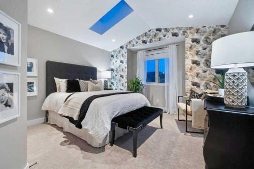 55 Cougar Plateau Circle Sw, Calgary, AB - Indoor Photo Showing Bedroom