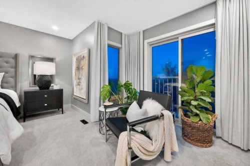 55 Cougar Plateau Circle Sw, Calgary, AB - Indoor Photo Showing Bedroom