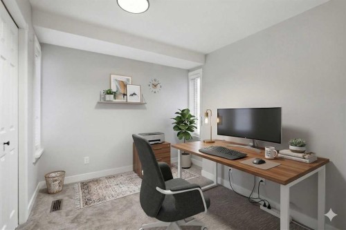 3426 5 Avenue Nw, Calgary, AB - Indoor Photo Showing Office