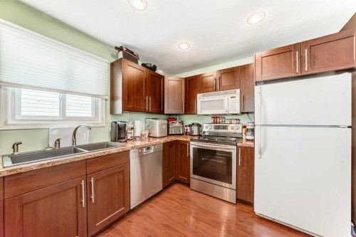 36 Castleglen Way Ne, Calgary, AB - Indoor Photo Showing Kitchen With Double Sink