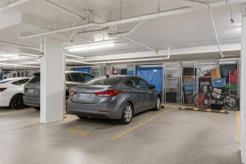 3104-11 Mahogany Row Se, Calgary, AB - Indoor Photo Showing Garage