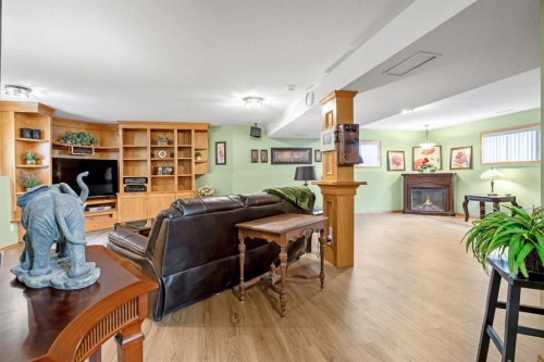 10 Madison Court, Strathmore, AB - Indoor With Fireplace