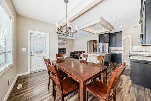 153 Van Slyke Way, Red Deer, AB - Indoor Photo Showing Dining Room