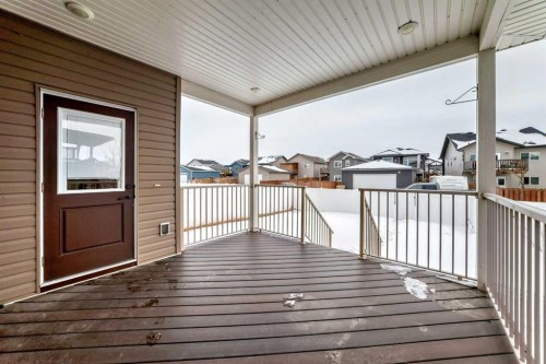 153 Van Slyke Way, Red Deer, AB - Outdoor With Deck Patio Veranda With Exterior