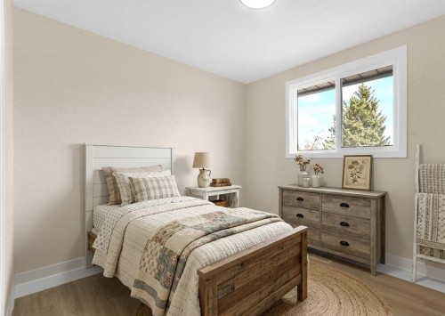 956 Bracewood Rise Sw, Calgary, AB - Indoor Photo Showing Bedroom
