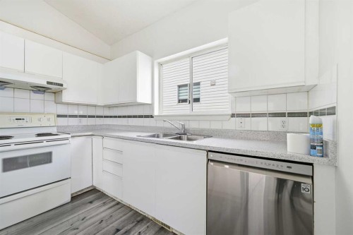 3710 Catalina Boulevard Ne, Calgary, AB - Indoor Photo Showing Kitchen With Double Sink