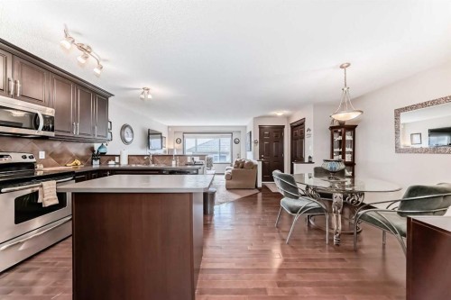 273 Chaparral Valley Drive Se, Calgary, AB - Indoor Photo Showing Kitchen With Upgraded Kitchen