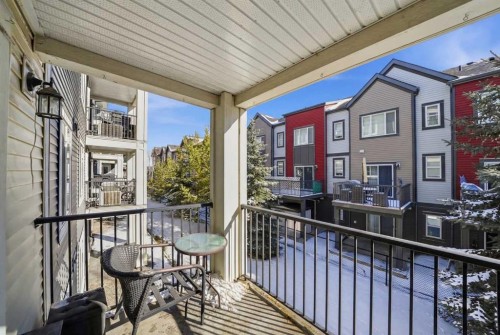 2208-99 Copperstone Park Se, Calgary, AB - Outdoor With Balcony With Deck Patio Veranda With Exterior