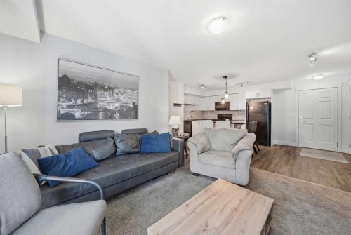 2208-99 Copperstone Park Se, Calgary, AB - Indoor Photo Showing Living Room