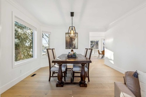 5 Mckenzie Lake Point Se, Calgary, AB - Indoor Photo Showing Dining Room