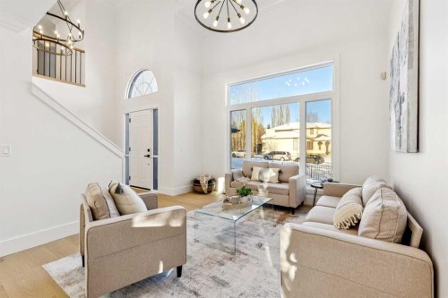 5 Mckenzie Lake Point Se, Calgary, AB - Indoor Photo Showing Living Room