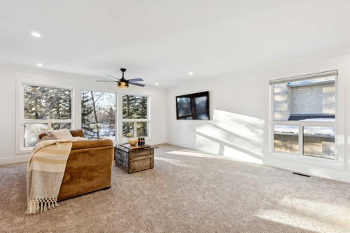 5 Mckenzie Lake Point Se, Calgary, AB - Indoor Photo Showing Living Room