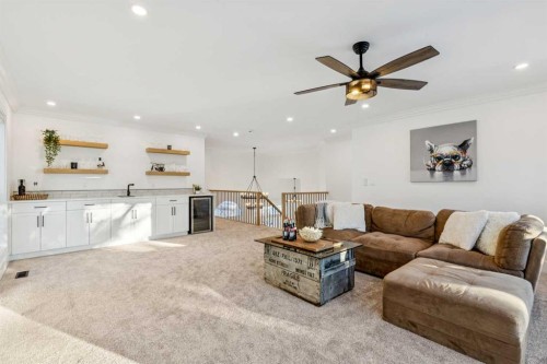 5 Mckenzie Lake Point Se, Calgary, AB - Indoor Photo Showing Living Room