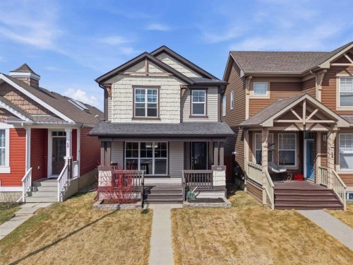 66 Auburn Bay Crescent Se, Calgary, AB - Outdoor With Deck Patio Veranda With Facade