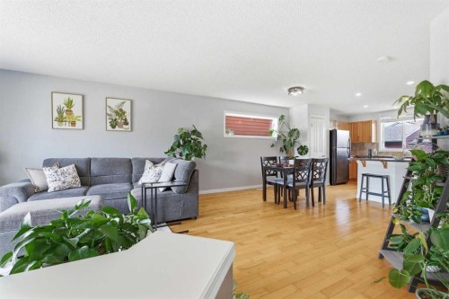 66 Auburn Bay Crescent Se, Calgary, AB - Indoor Photo Showing Living Room