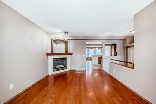 11 Coventry Link Ne, Calgary, AB - Indoor With Fireplace