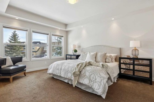 25 Mahogany Square Se, Calgary, AB - Indoor Photo Showing Bedroom