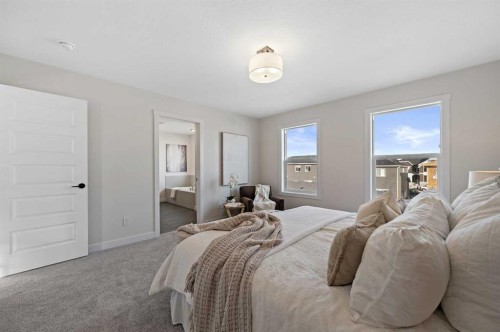470 Baywater Green, Airdrie, AB - Indoor Photo Showing Bedroom